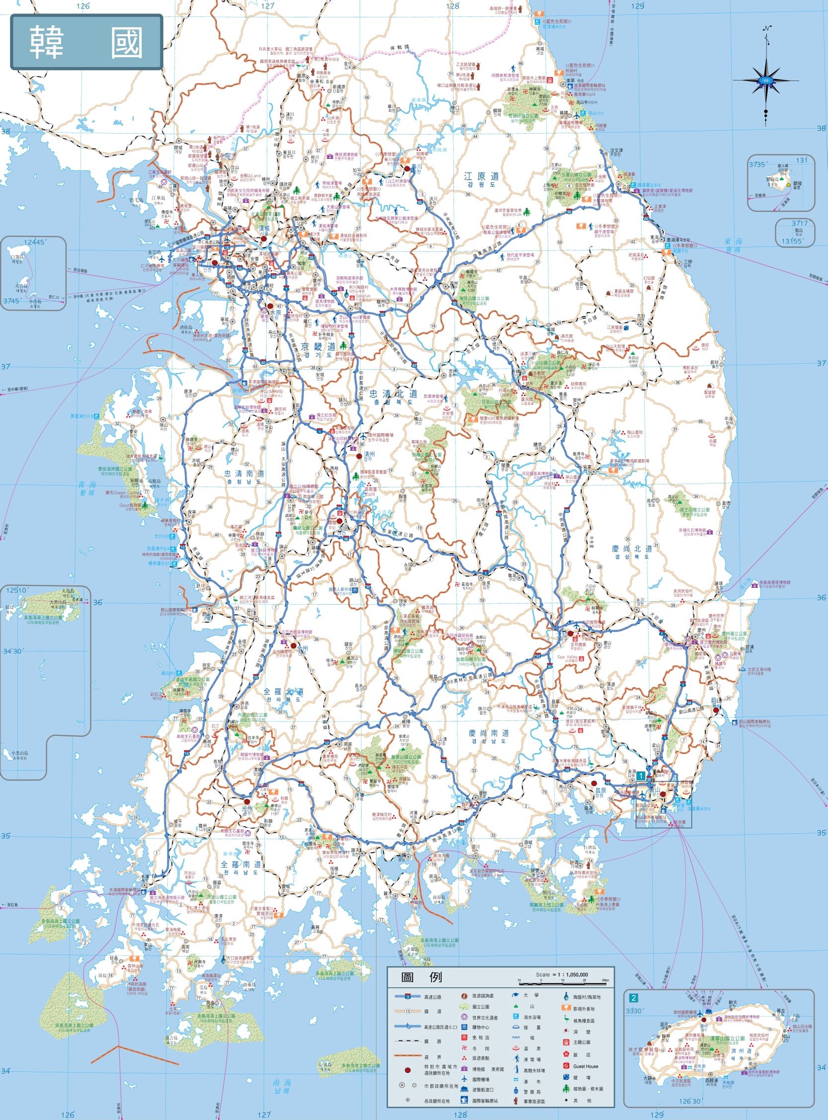 韩国最新地图中文版，时代地理变迁与影响探究